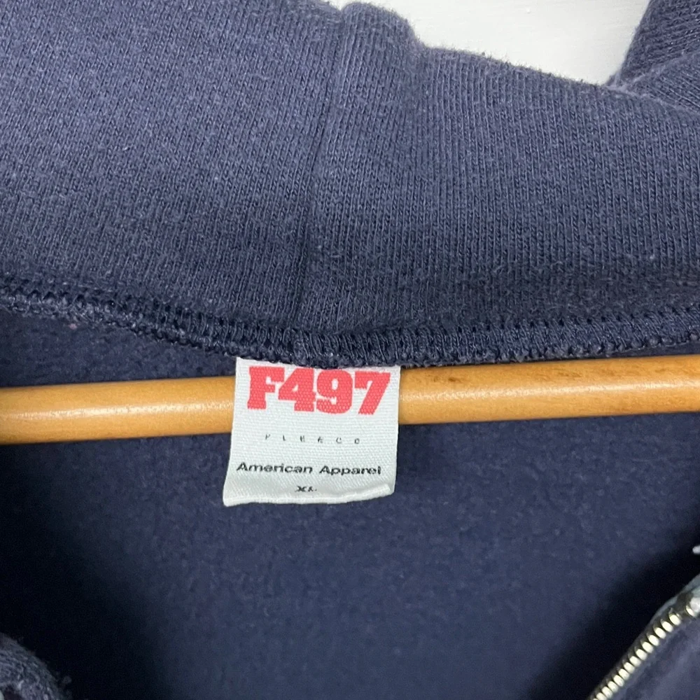 Lumineers Navy Blue Zip-Up Hoodie size XL - Picture 3 of 5